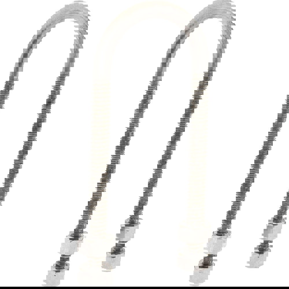 Round U-Bolt: Without Mount Plate, 1/4-20 UNC, 2-1/2